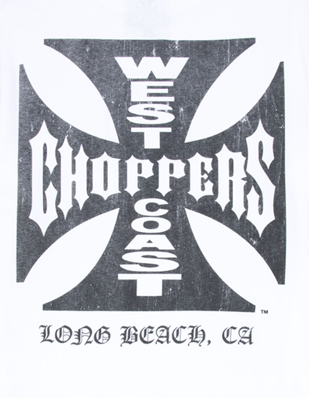 WEST COAST CHOPPERS Core Logo Mens Boxy Tee - WHITE | Tillys
