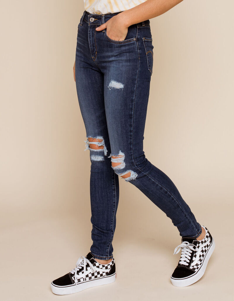 LEVI'S 721 Womens High Rise Skinny Jeans - DKBLS - 374881827