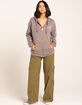 FULL TILT Butterfly Womens Zip-Up Hoodie image number 4
