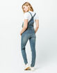 RSQ Roll Cuff Ripped Womens Denim Overalls image number 3