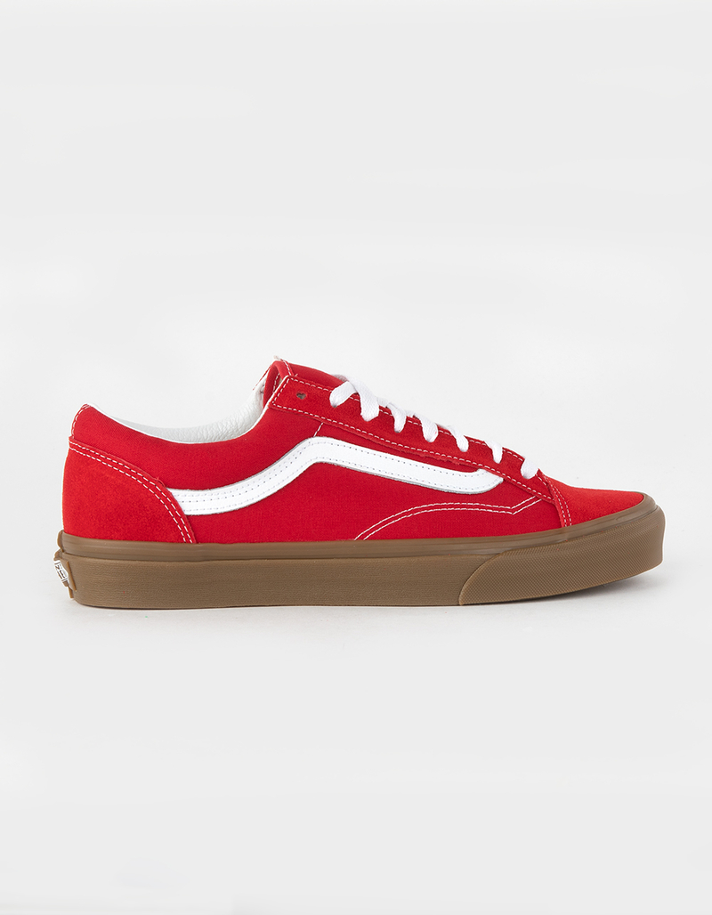 VANS Gum Style 36 Shoes RED Tillys