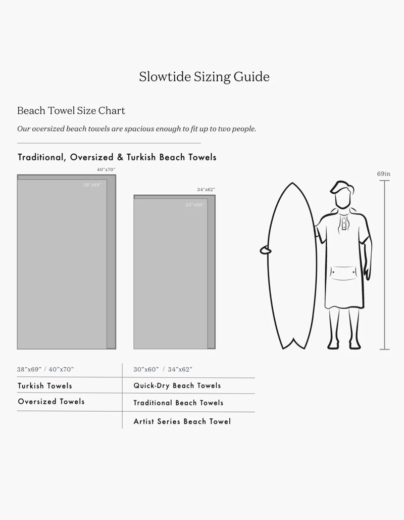 SLOWTIDE Opt Out Premium Woven Towel image number 3