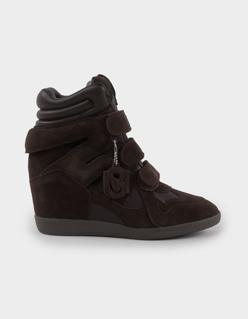 STEVE MADDEN Mavis Womens High Top Wedge Sneakers image number 1