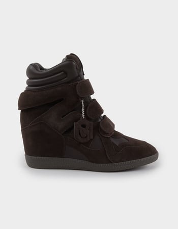 STEVE MADDEN Mavis Womens High Top Wedge Sneakers Alternative Image