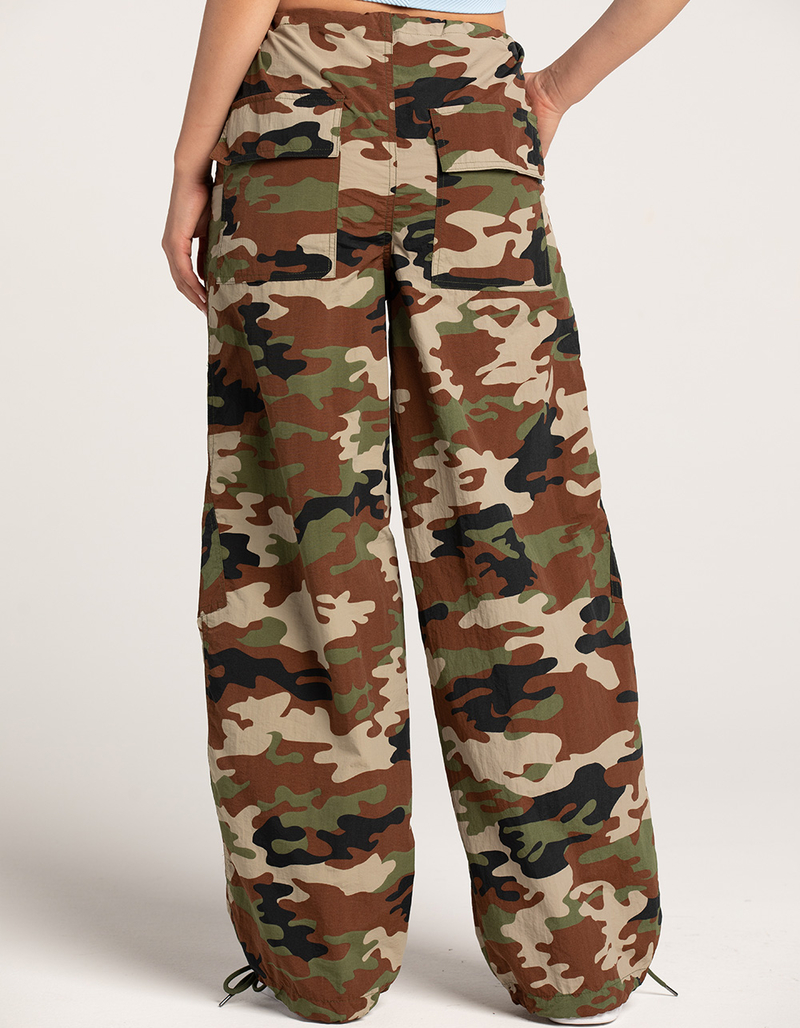 RSQ Camo Cargo Womens Parachute Pants image number 3