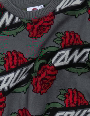 SANTA CRUZ Dressen Rose Vine Mens Crewneck Sweater Alternative Image