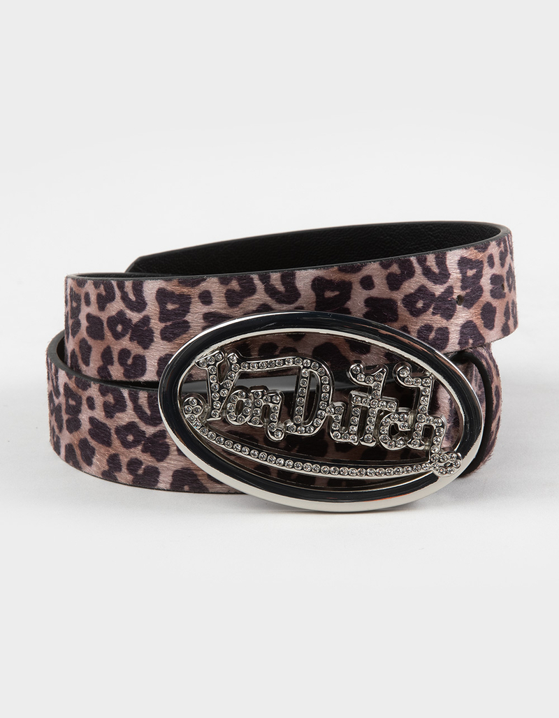VON DUTCH Rhinestone Womens 35mm Belt image number 0