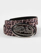 VON DUTCH Rhinestone Womens 35mm Belt image number 1