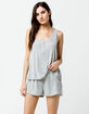 SPLENDID Lounge Heather Gray Womens Shorts image number 1