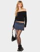 EDIKTED Tamara Fold Over Knit Top image number 2