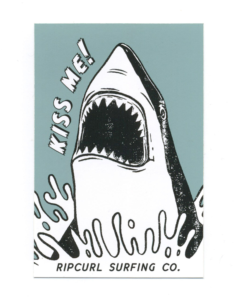 RIP CURL Shark Kiss Sticker image number 0