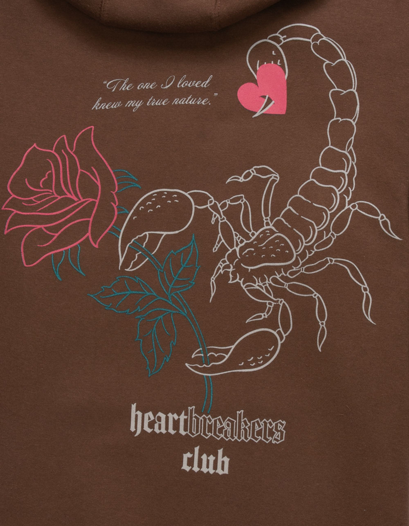 HEARTBREAKERS CLUB True Nature Mens Fleece Hoodie BROWN Tillys