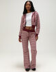 TILLYS Womens Stripe Bootcut Sweatpants image number 2