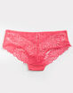 FULL TILT All Over Lace Hot Pink Bikini Panties image number 2