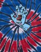 SANTA CRUZ Screaming Hand Mens Tie Dye Tee image number 3