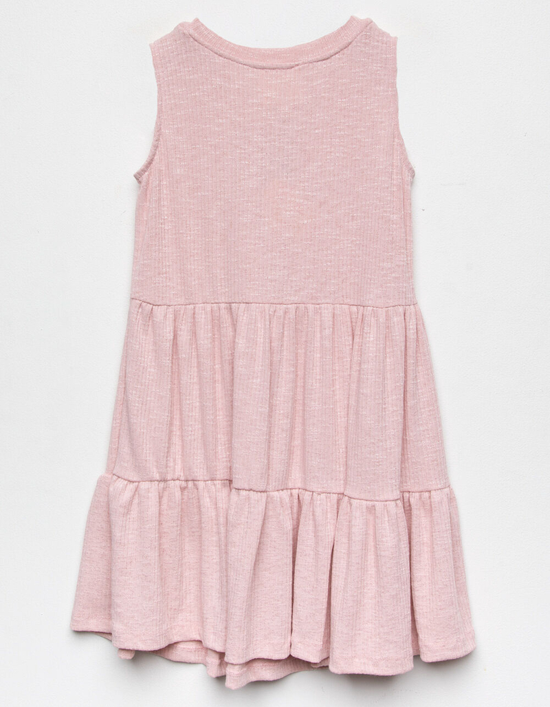 HAYDEN Sleeveless Girls Light Pink Babydoll Dress image number 1