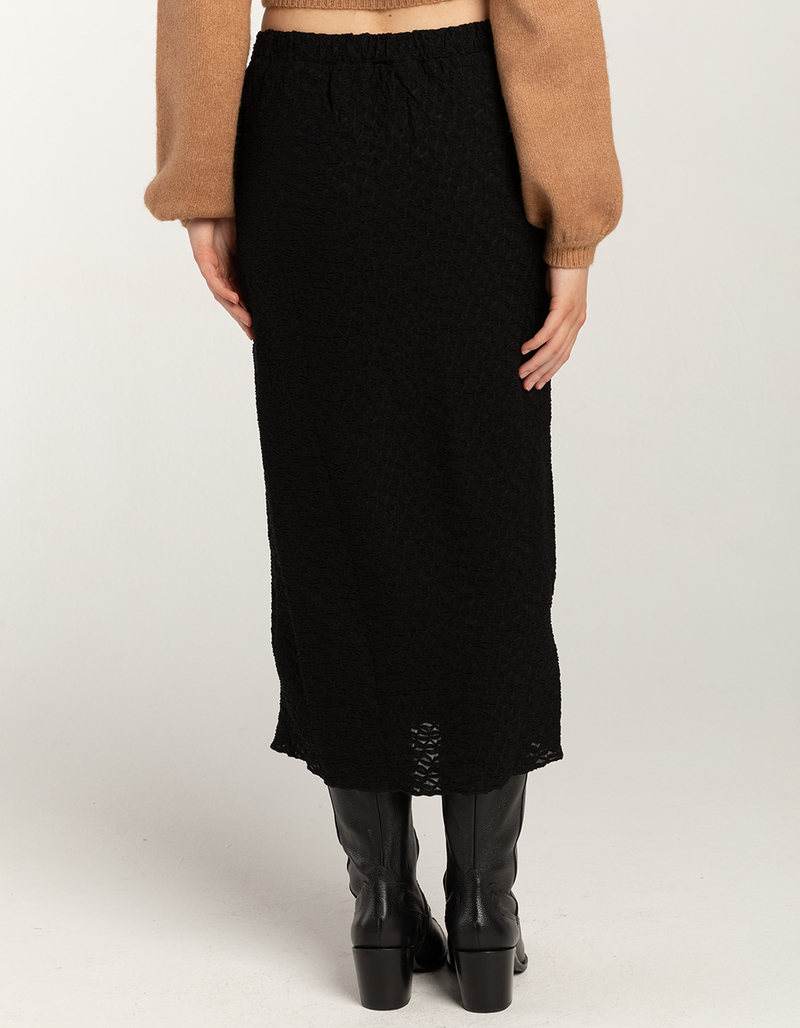 WEST OF MELROSE Textured Womens Midi Skirt image number 3