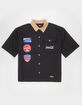COCA-COLA Mens Rhinestone Button-Up Shirt image number 1