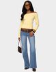 EDIKTED Kiarah Low Rise Flared Jeans image number 5