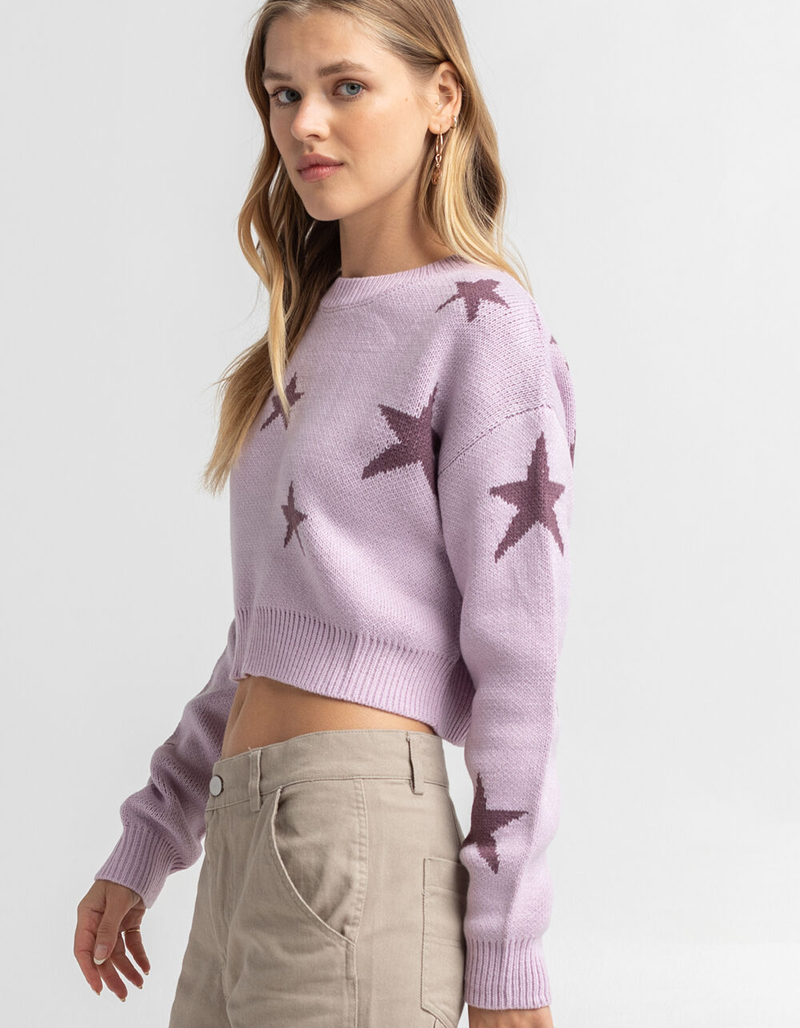 FULL TILT Star Womens Sweater image number 1