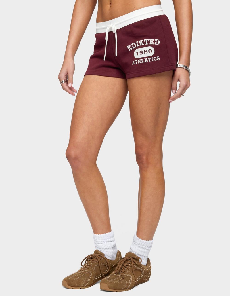 EDIKTED Edikted Athlete Contrast Micro Shorts image number 1