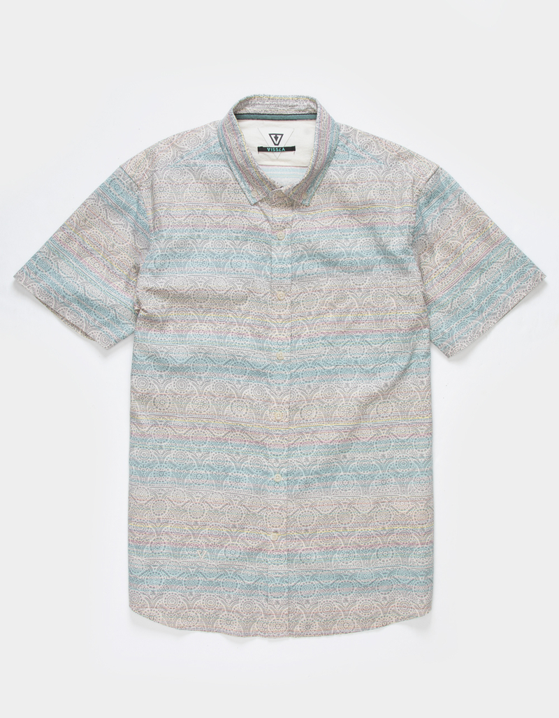 VISSLA Curtains Mens Button Up Shirt image number 0