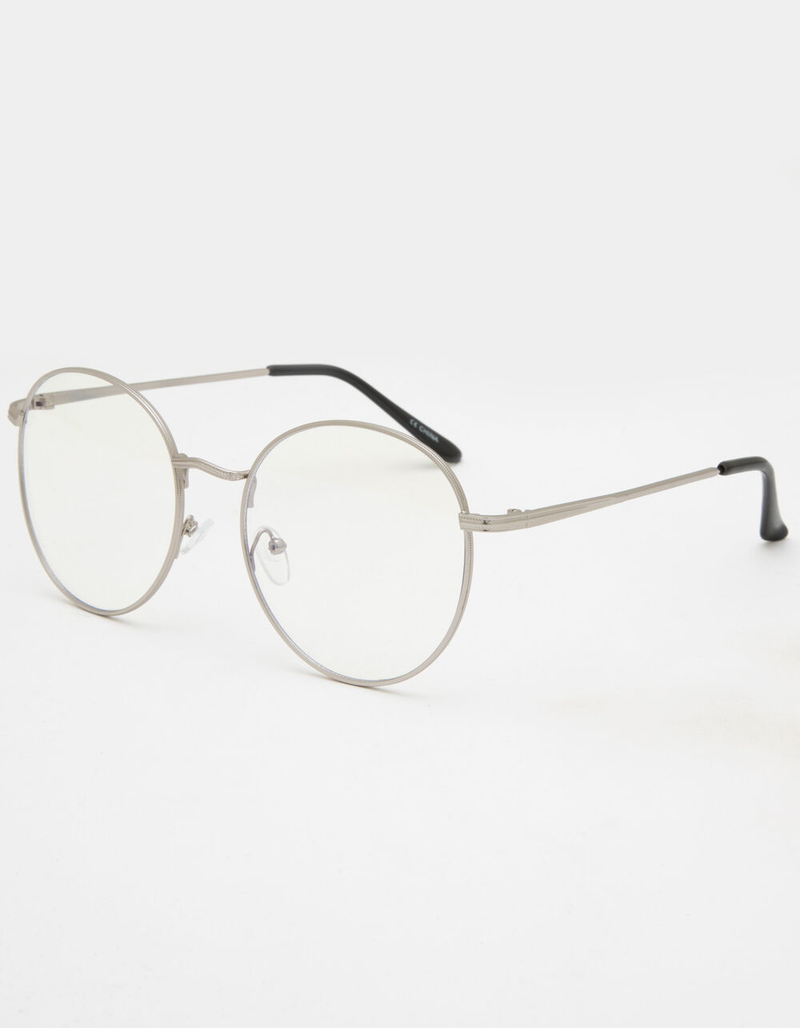 Oversized Round Blue Light Glasses image number 0