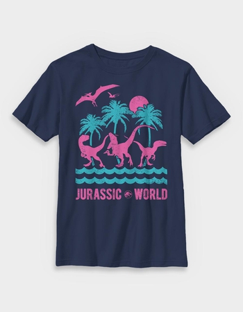 JURASSIC WORLD REBIRTH Raptor Island Unisex Kids Tee Primary Image