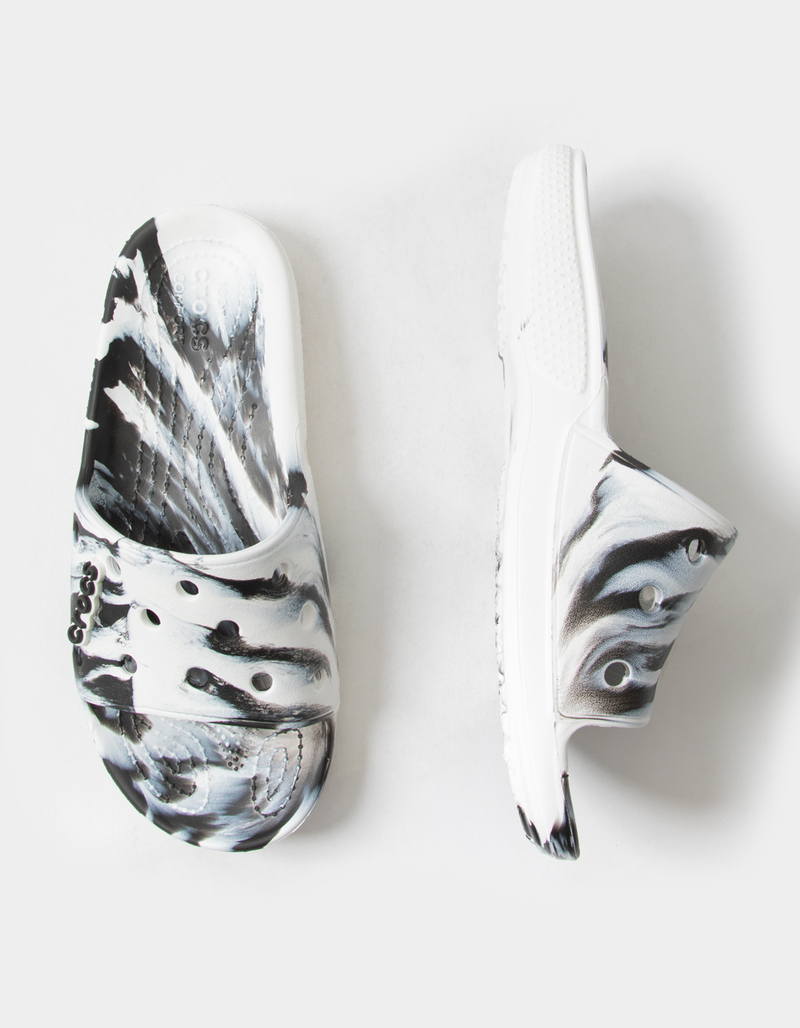 CROCS Marble Mens Classic Slide Sandals image number 4