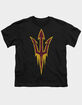 ARIZONA STATE UNIVERSITY Sun Devils Distressed Primary Logo Boys Tee image number 1