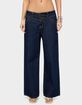 EDIKTED Petite Meredith Low Rise Wide Leg Jeans image number 1