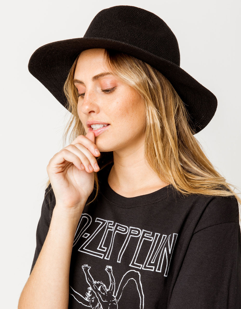 Rancher Womens Black Fedora image number 0