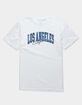 LOS ANGELES California Script Unisex Tee image number 1