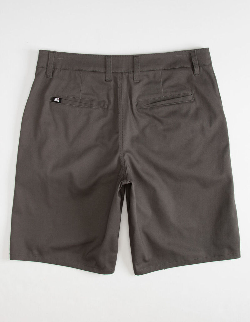 RSQ Long Mens Charcoal Chino Shorts - CHARC - 364562110