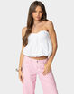 EDIKTED Serina Strapless Bubble Top image number 1