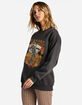 BILLABONG Energy And Wisdom Womens Oversized Crewneck Sweatshirt image number 2