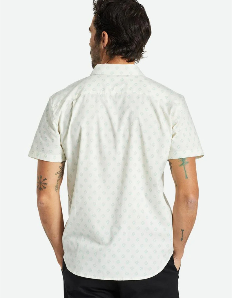 BRIXTON Charter Print Mens Button Up Shirt image number 2