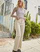 SKY AND SPARROW Corduroy Wide Leg Womens Pants image number 1