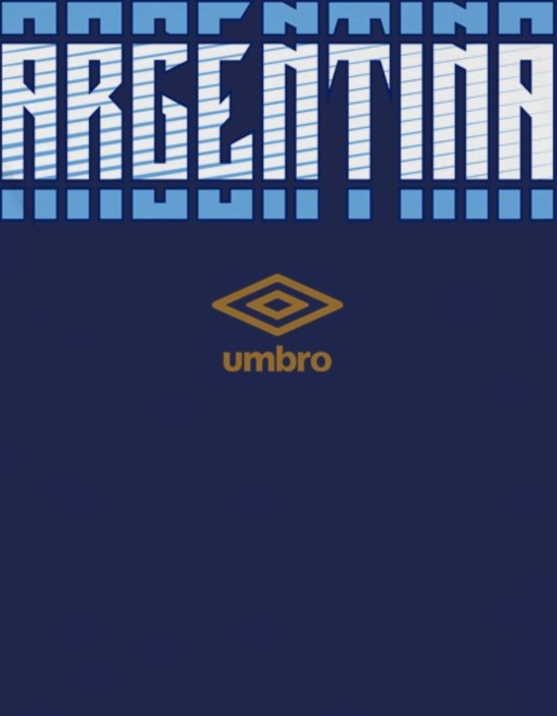 UMBRO Country Stack Argentina Unisex Tee image number 1