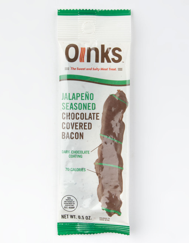 OINKS Jalapeno Seasoned Chocolate Covered Bacon image number 0