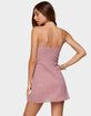 EDIKTED Polka Dot Cupped Chiffon Mini Dress image number 3