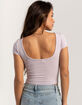 TILLYS Low Back Womens Tee image number 2