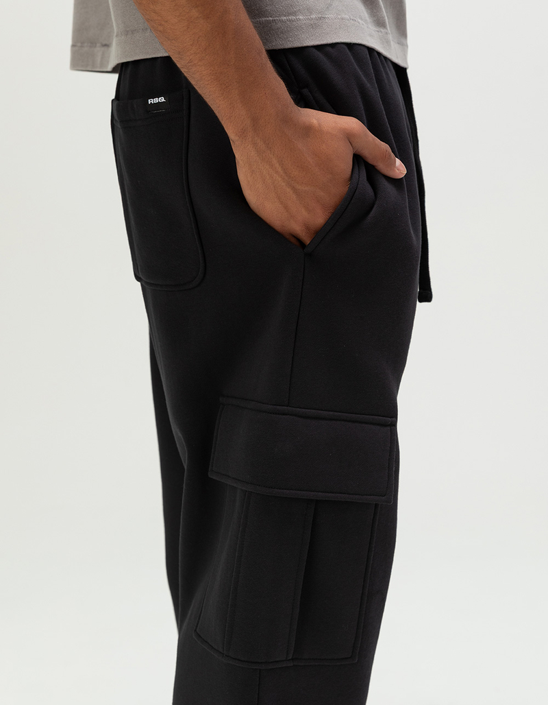 RSQ Mens Baggy Cargo Sweatpants image number 4