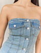 WEST OF MELROSE Denim Tube Womens Dress image number 4