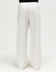 FULL TILT Embroidered Bow Womens Pull On Pants image number 4