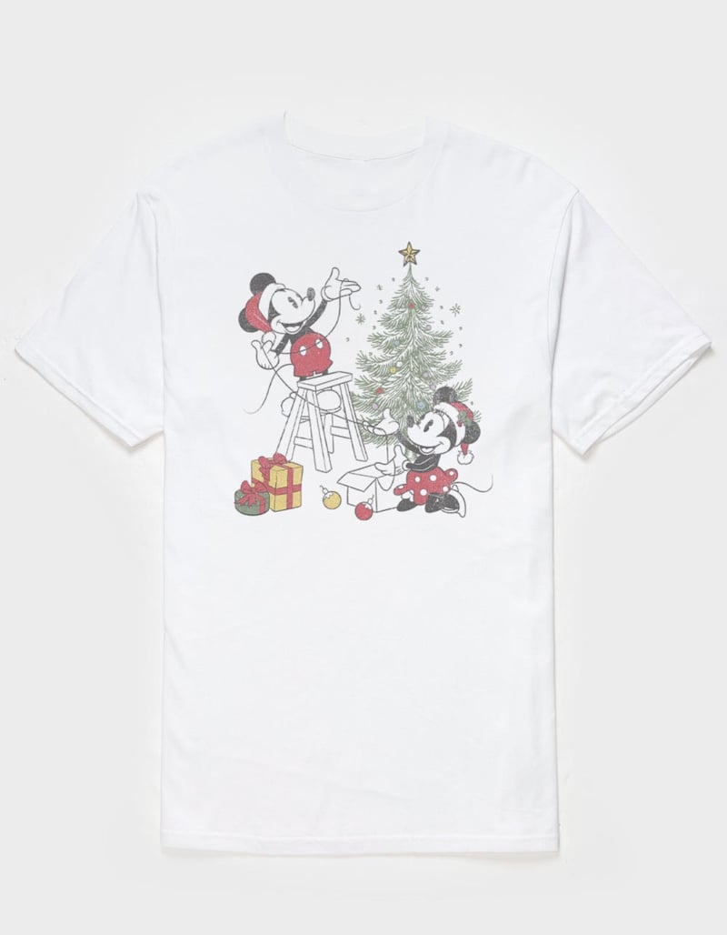 DISNEY Merry And Bright Tree Unisex Tee image number 0