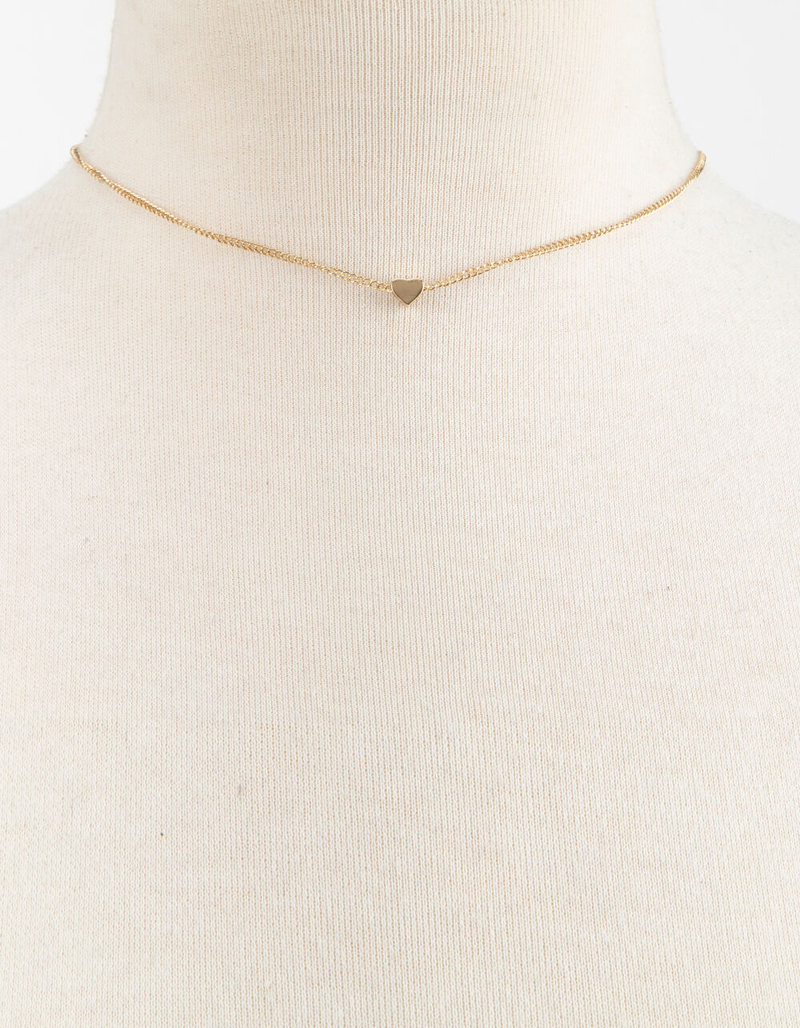 FULL TILT 5 Pack Heart & Beaded Choker Necklaces image number 5