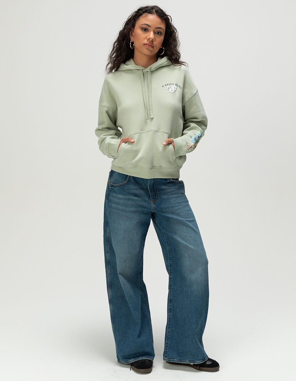 O'NEILL Petal Womens Relaxed Hoodie - SAGE | Tillys