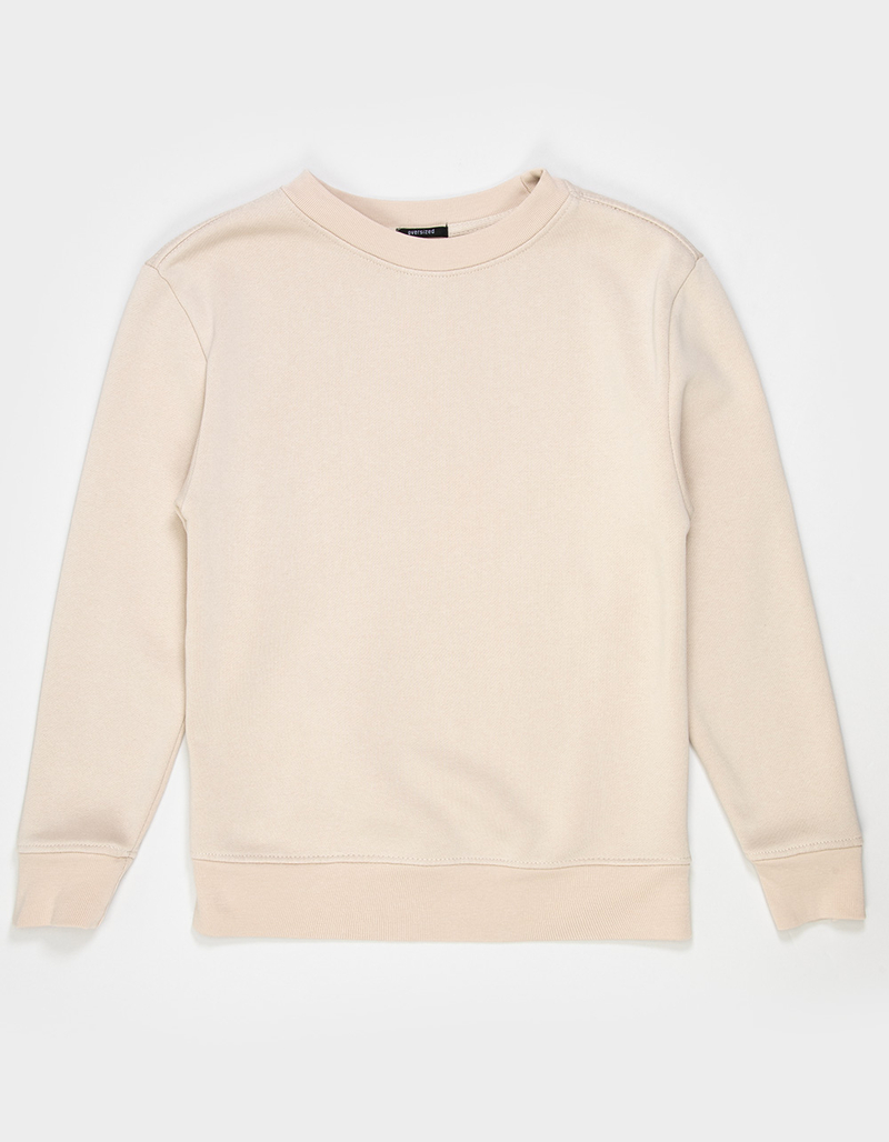 RSQ Boys Washed Oversized Crewneck Sweatshirt image number 1