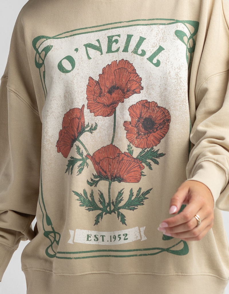 O'NEILL Nouveau Womens Oversized Crew Neck Sweatshirt image number 3